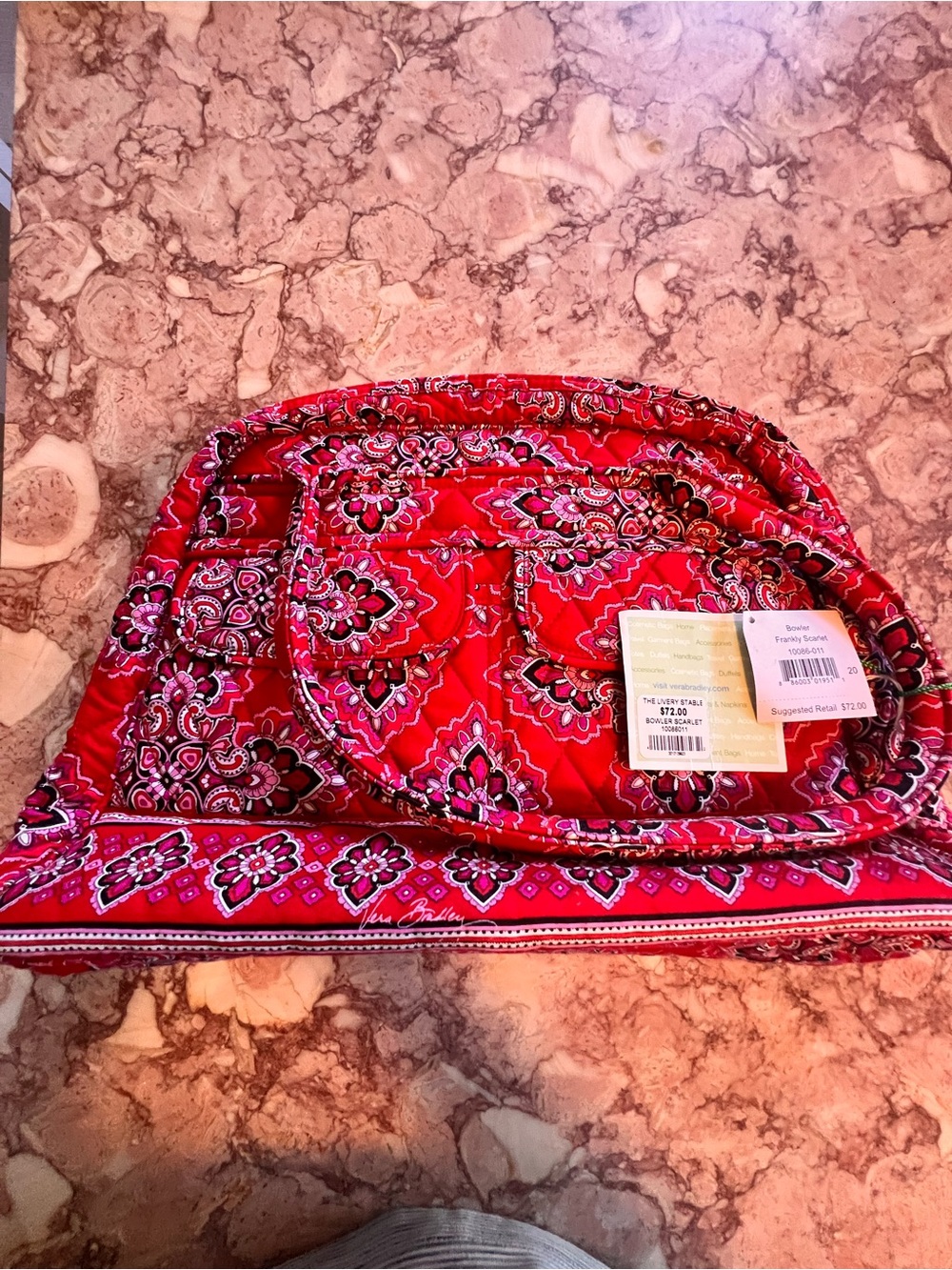 New With Tags Vera Bradley Quilted Bag